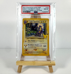 PSA 8 2021 Pokemon Celebrations Collection Light Toxtricity #SWSH137 - FREE SHIP - Image 1