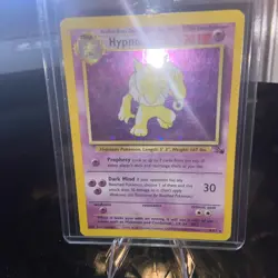 Pokemon TCG Hypno Fossil 8 Holo Unlimited Holo Rare - Image 1