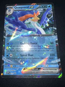 Pokemon Quaquaval ex SVP 035 Black Star Promo Ultra Rare Holo NM - Image 2