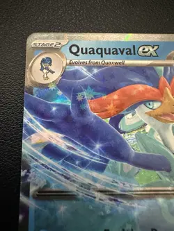 Pokemon Quaquaval ex SVP 035 Black Star Promo Ultra Rare Holo NM - Image 3