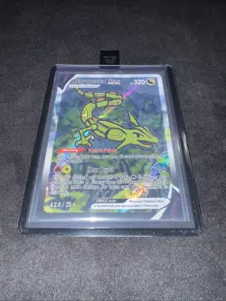 Rayquaza VMAX Full Art Holo Pokemon After Skool Hobby Fan Art - Image 1