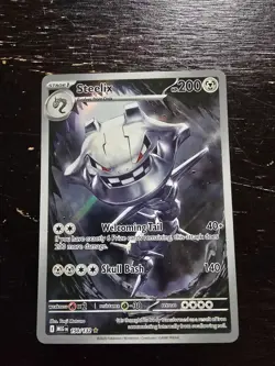 Steelix 150/132 Illustration Rare Pokemon Mega Evolution English NM - Image 1