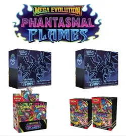 POKEMON CENTER Phantasmal Flames 2x ETB 2x Bb 1x Booster Box (Presale) - Image 1
