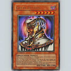 Yugioh Great Dezard PGD-020 1st Edition Ultra Rare Holo - NM - Image 1