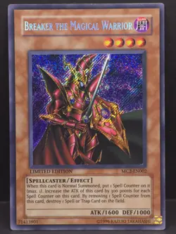 Breaker The Magical Warrior MC2-EN002 Secret Rare Limited Edition Lp - Image 1