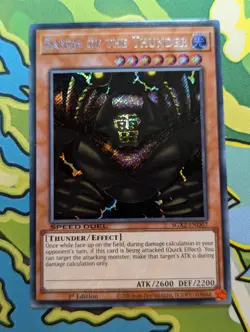Yu-Gi-Oh! - Sanga Of The Thunder - SGX2-END07 - Secret Rare - 1st Edition VLP - Image 1