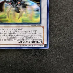 NM Black-Winged Dragon TSHD-JP040 Holo Ghost Rare YuGiOh 2680 - Image 5