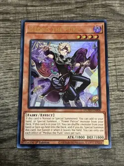 Yugioh - Medius the Pure (UR) DUAD-EN008 1st Edition Ultra Rare Near Mint - Image 1