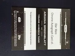 [SC] mc109 Tops Star Wars Sign Card 150 Sec - Image 2