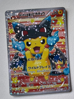 POKEMON card PIKACHU - PONCHO MEGA CHARIZARD japanese 207/XY-P promo RARE holo - Image 1