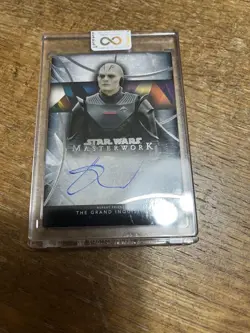 [SC] mc109 Tops Star Wars Masterwork Great Interrogator Signed Card - Image 1
