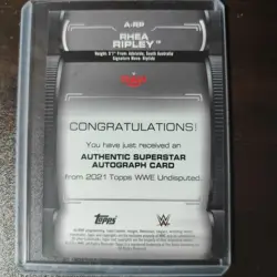 [SC] mc109 Rear Ripley Sign Card Tops Wwe 199 Silicone - Image 2
