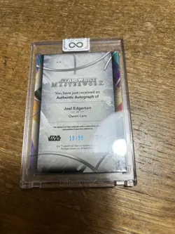 [SC] mc109 Tops Star Wars Masterwork Owen Signed Card - Image 2