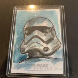 [SC] mc109 Star Wars Tops Sketch Card - Image 1