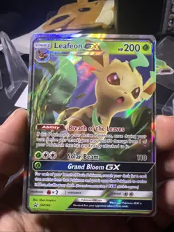 Pokemon Leafeon GX SM146 Holo Card SM Promos - Image 1