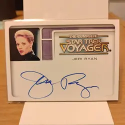 [SC] mc109 Star Trek 7 Of Nine Signed Card - Image 1