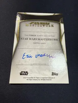 [SC] mc109 Topps Star Wars Sketch Card - Image 3