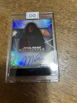 [SC] mc109 Tops Star Wars Masterwork Reva Signed Card - Image 1