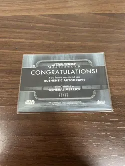 [SC] mc109 Star Wars Masterwork Sign Card - Image 2