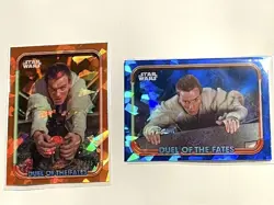 [SC] mc109 Tops Star Wars Chrome Sapphire Obiwan Card - Image 1