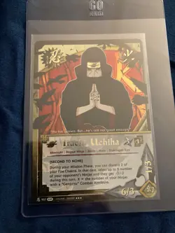 Naruto card ccg Itachi Uchiha 907 Foil Super Rare Card - Image 1