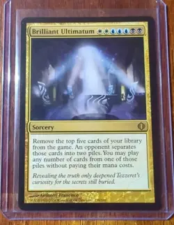 MtG Brilliant Ultimatum Shards of Alara Rare NM - Image 1