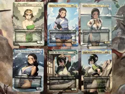Avatar The Last Airbender MTG Custom Alt Art Cards Play Test Set Of 6 - Image 1