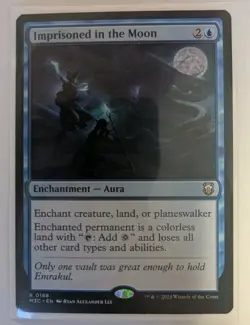 Imprisoned in the Moon Commander: Modern Horizons 3 - MTG RARE - Image 1