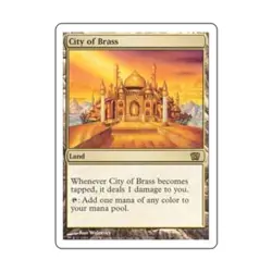 WOTC MtG 8th Ed City of Brass (R) NM - Image 1