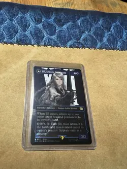MTG Final Fantasy Jill, Shiva's Dominant Borderless Surge Foil Rare Card R 0523 - Image 1