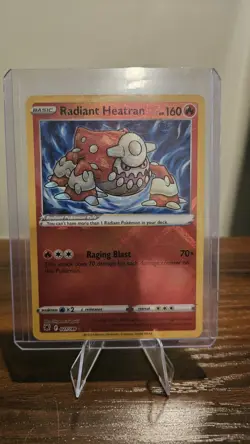 Pokemon TCG Radiant Heatran 027/189 Swsh10 Astral Radiance Holo Card - Image 1