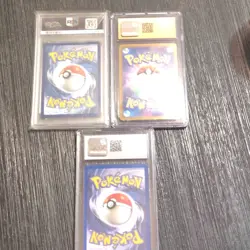 3x Graded Pokemon TCG Cards PSA 10 Ball Guy, CGC 10 Moltres, CGC 9.5 Porygon - Image 2