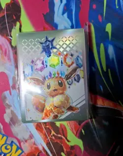 2025 Pokemon TCG Prismatic Evolutions ETB Card Sleeves New - Image 1