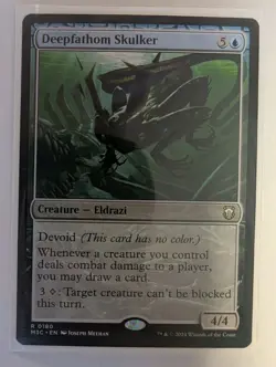 Deepfathom Skulker Commander: Modern Horizons 3 - MTG RARE - Image 1