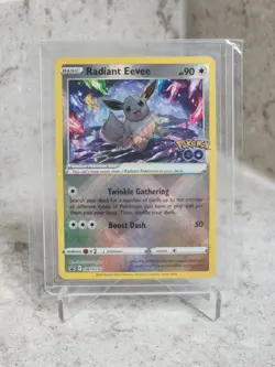Pokemon TCG Radiant Eevee SWSH230 Sword & Shield Rare Holo Foil Promo Card - Image 1