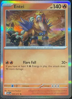 Entei 025/217 Me: Ascended Heroes Holo - Pokemon Card - Image 1