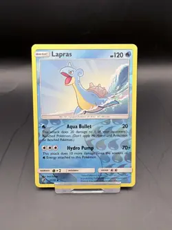 Pokemon TCG Card Lapras Reverse Holo Uncommon Dragon Majesty 21/70 NM - Image 1