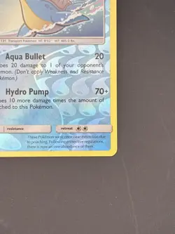 Pokemon TCG Card Lapras Reverse Holo Uncommon Dragon Majesty 21/70 NM - Image 3