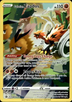 Galarian Zapdos Holo Promo SWSH: Sword & Shield Promo Cards SWSH283 NM - Image 1