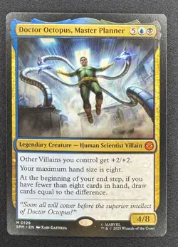 MTG Doctor Octopus Master Planner 128 NM Mythic Marvel Spider‑Man Legendary - Image 1