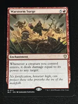 MTG Commander: Bloomburrow Warstorm Surge 0117 NM Rare - Image 1