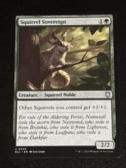 MTG Commander: Bloomburrow Squirrel Sovereign 0240 NM - Image 1