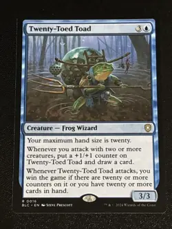 MTG Commander: Bloomburrow Twenty-Toed Toad 0016 NM Rare - Image 1