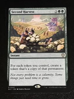 MTG Commander: Bloomburrow Second Harvest 0123 NM Rare - Image 1