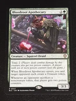 MTG Commander: Bloomburrow Bloodroot Apothecary 0027 Rare - Image 1