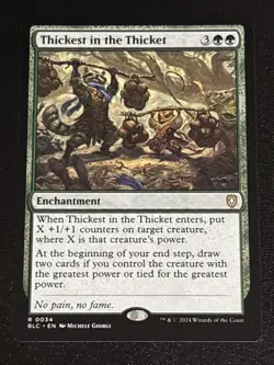 MTG Commander: Bloomburrow Thickest in the Thicket 0034 Rare - Image 1