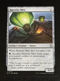 MTG Commander: Bloomburrow Haywire Mite 0274 NM - Image 1
