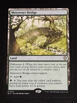 MTG Commander: Bloomburrow Mosswort Bridge 0317 NM Rare - Image 1