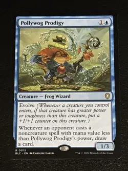 MTG Commander: Bloomburrow Pollywog Prodigy 0015 NM Rare - Image 1