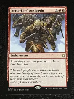 MTG Commander: Bloomburrow Berserkers' Onslaught 0192 NM Rare - Image 1